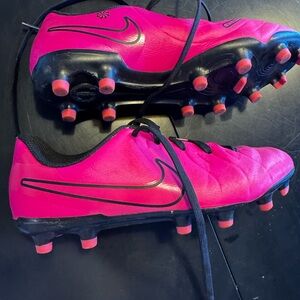 Nike Pink Soccer Cleats size 1 kids
